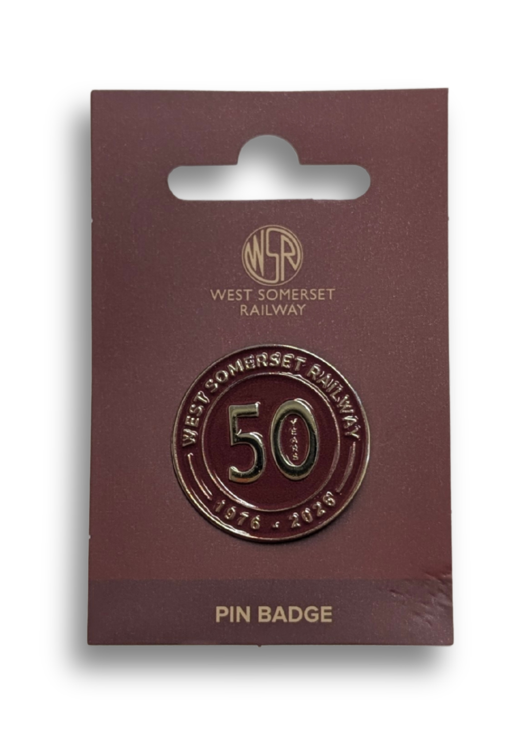 50TH ANNIVERSARY PIN BADGE