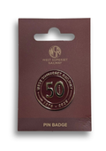 50TH ANNIVERSARY PIN BADGE