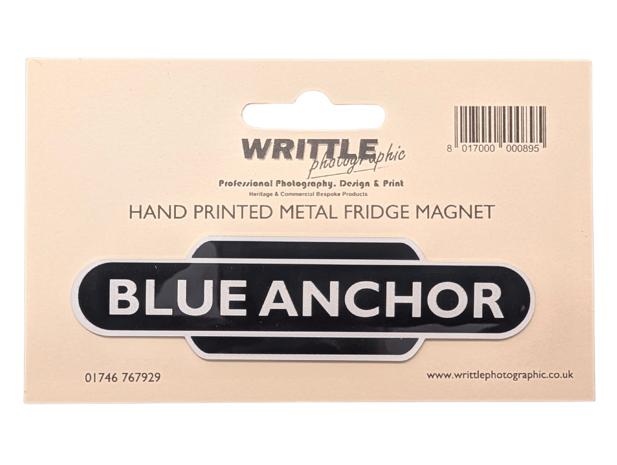 Blue Anchor Totem Fridge Magnet