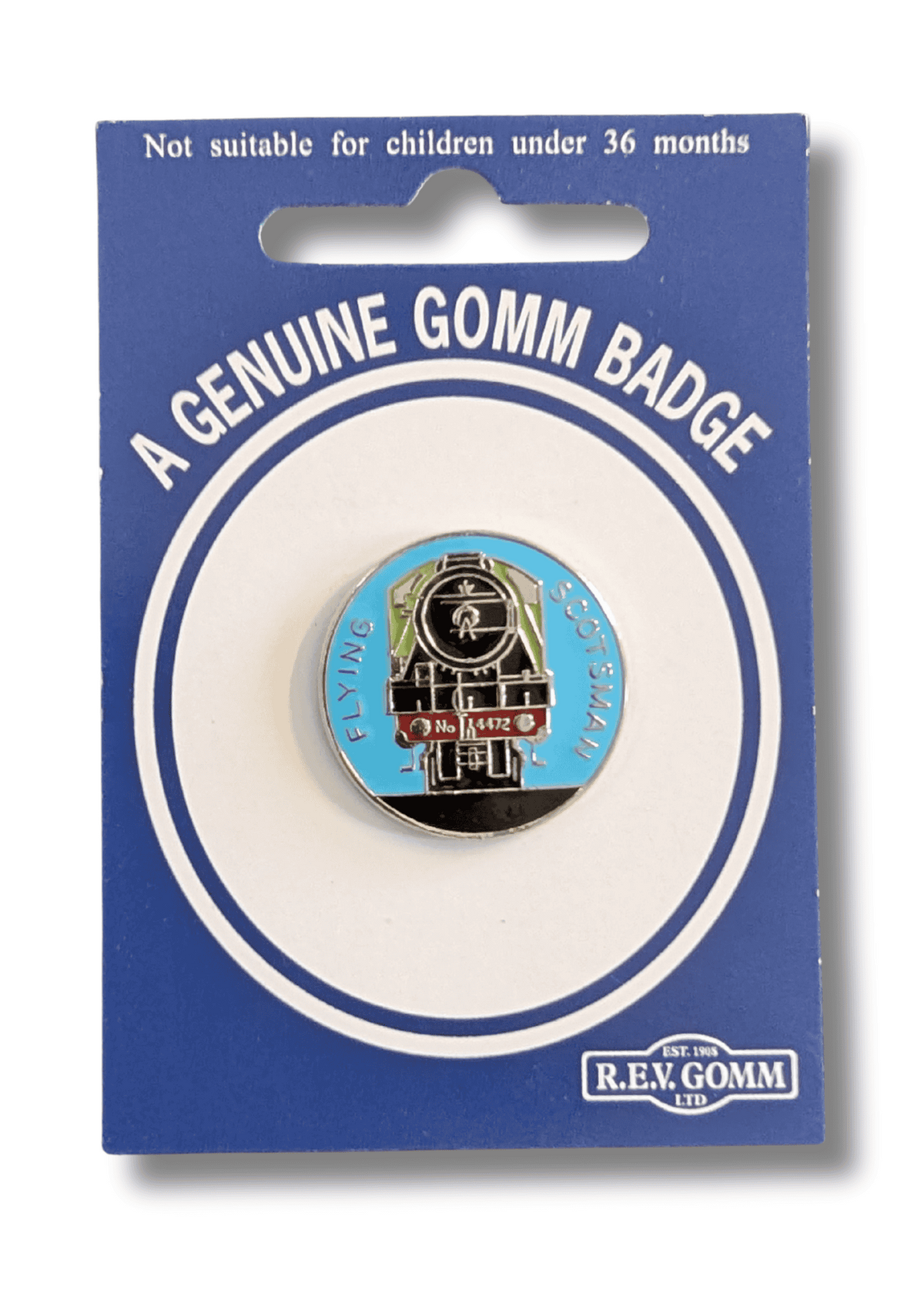 Flying Scotsman Round Badge