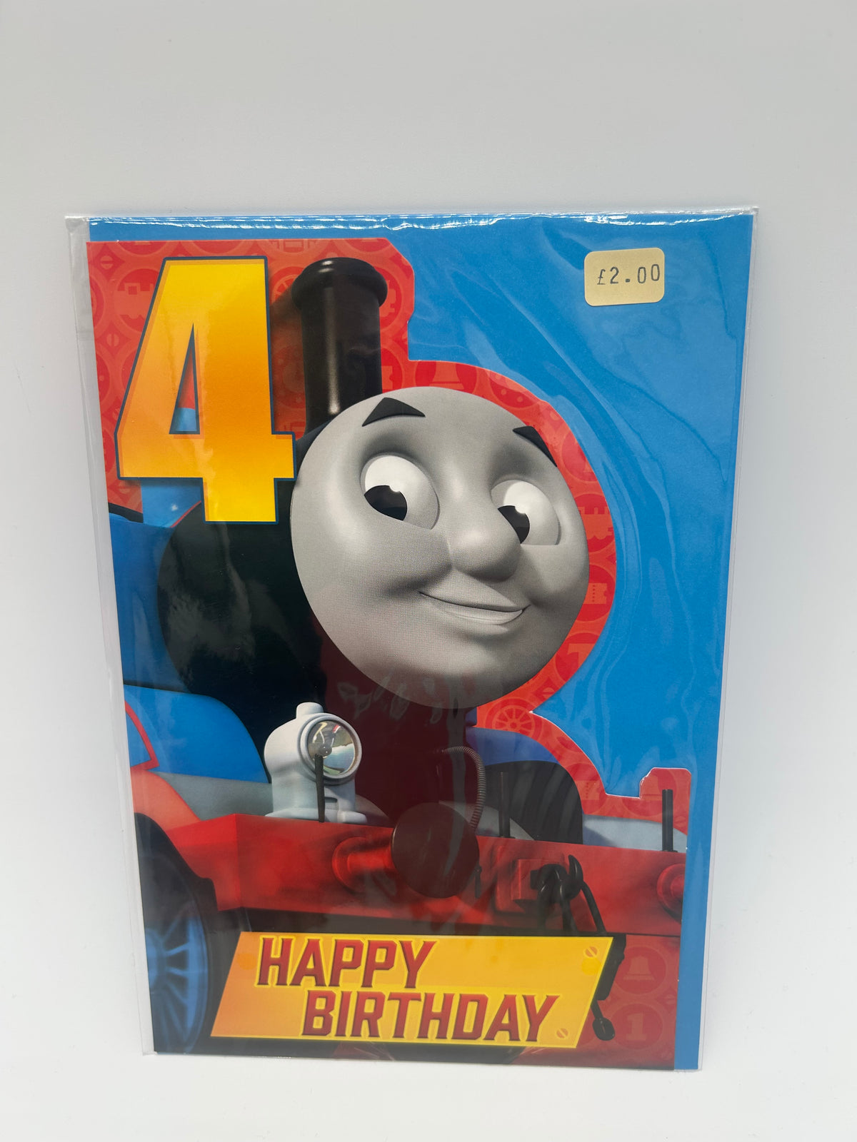 THOMAS BIRTHDAY CARD (4 YEARS)