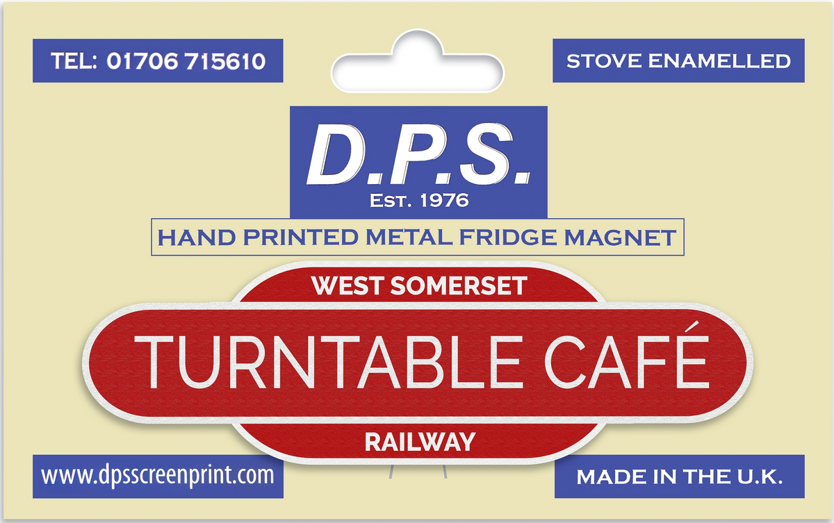 Turntable Cafe Fridge Magnet